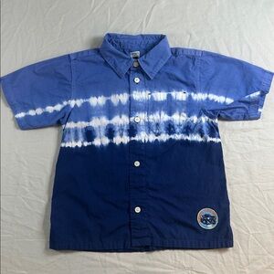 Carters 4T Boys Tie Dye Button Front Shirt